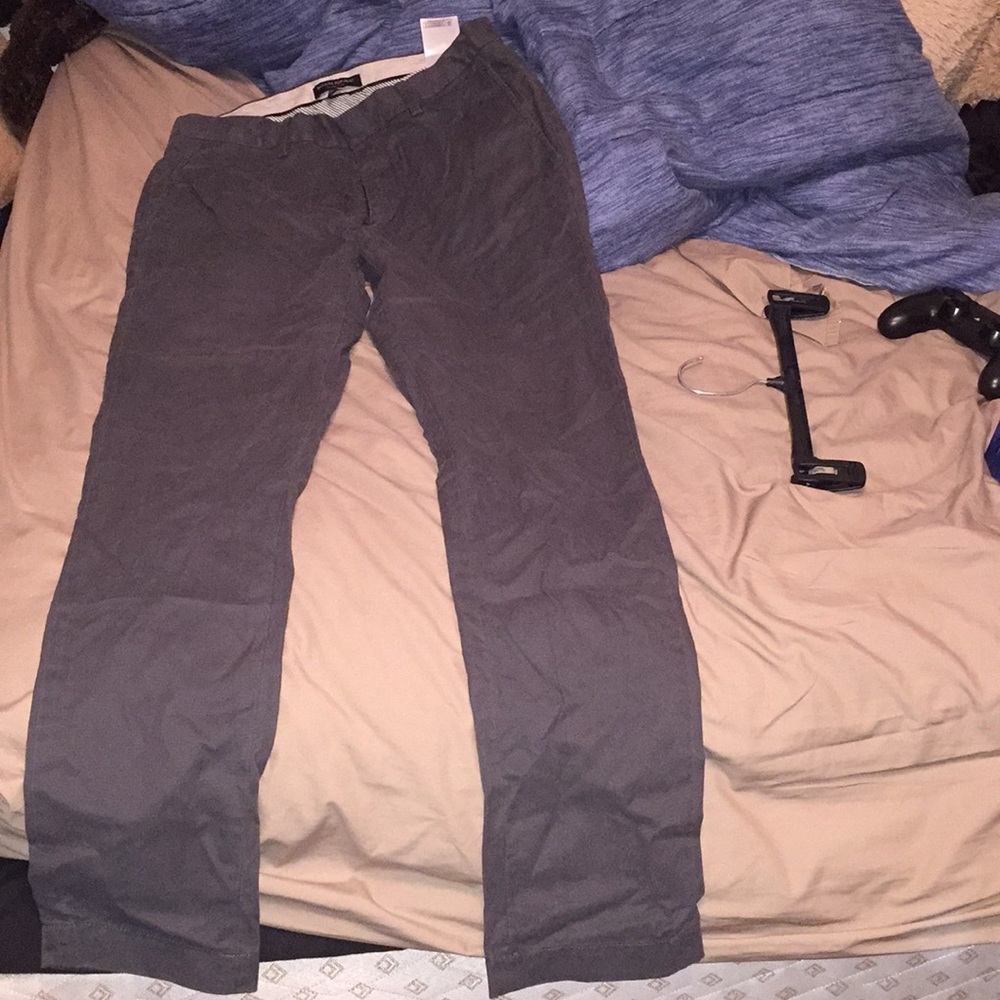 Banana Republic Grey Fulton Chinos